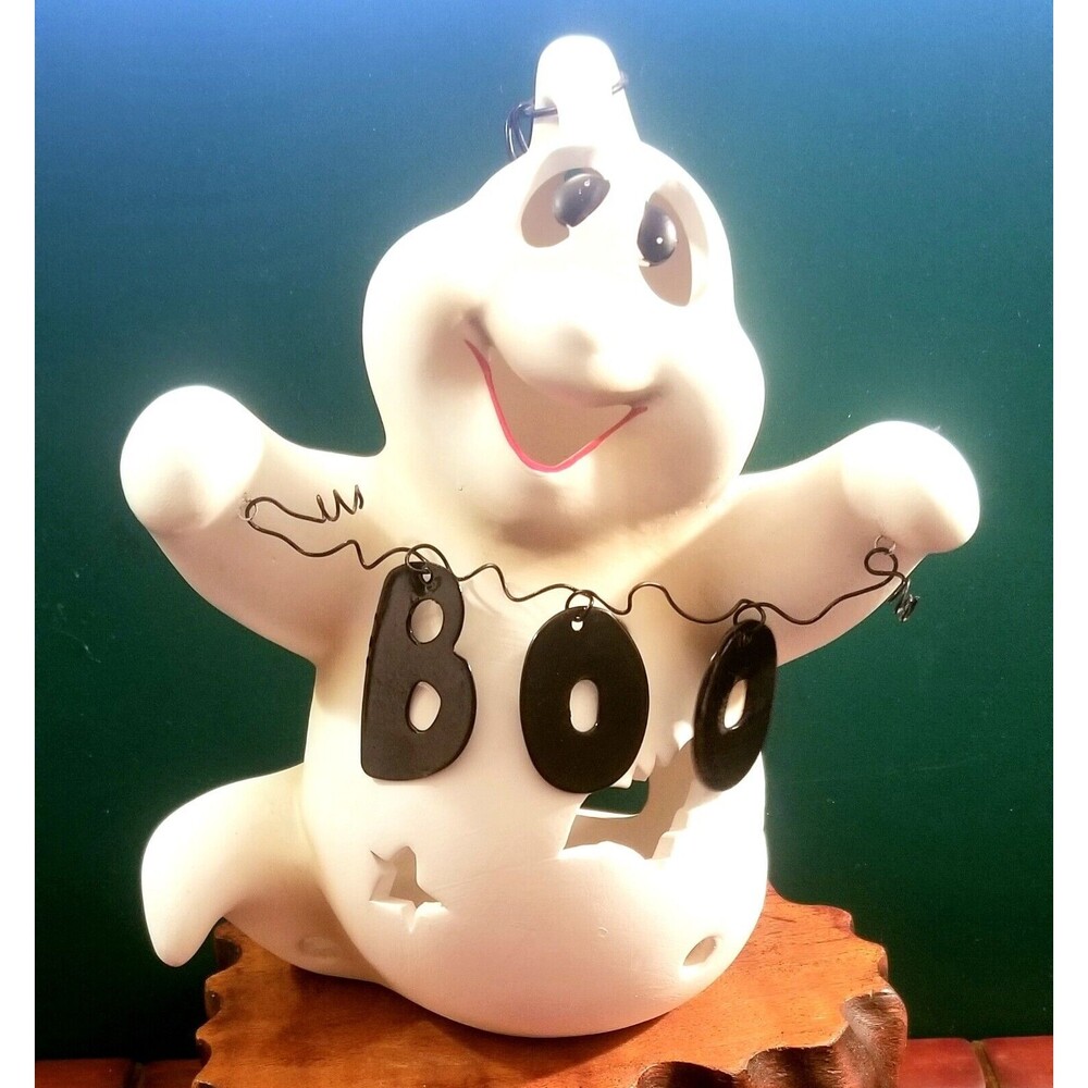 Vintage Halloween Ghost Candle Lantern JC Penny Home Collection Luminaries